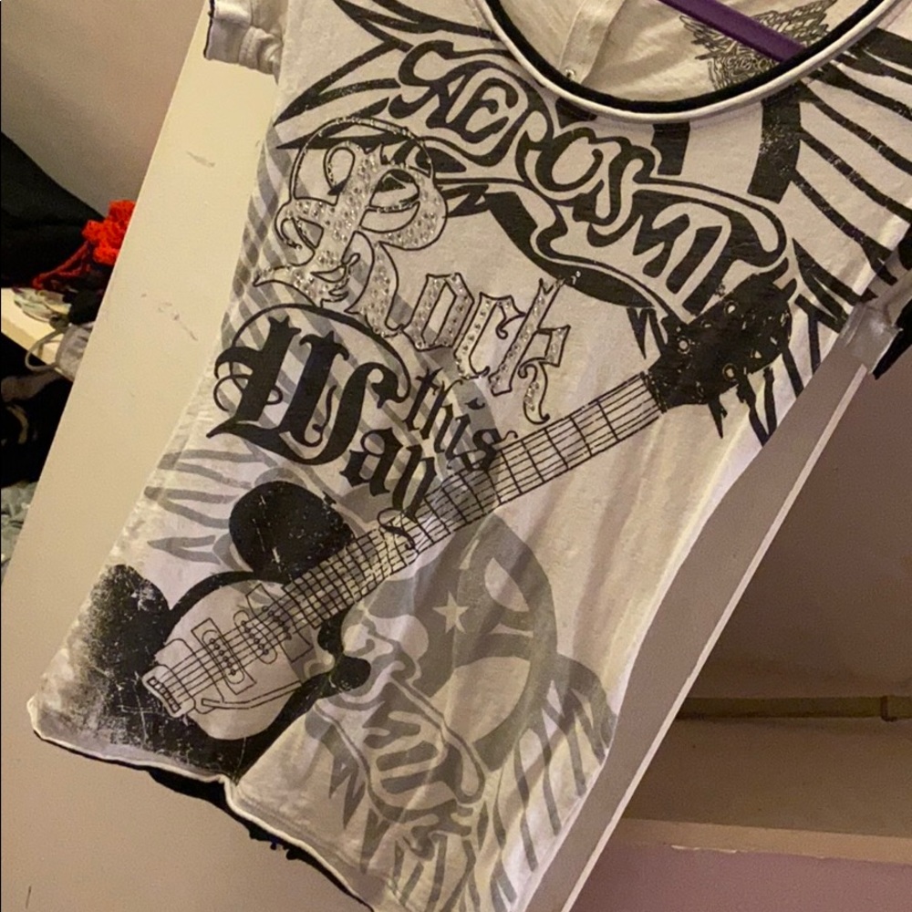 Aerosmith Rock This Way Snap Shirt